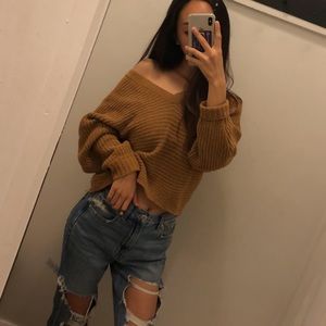 American Eagle off the shoulder Sweater